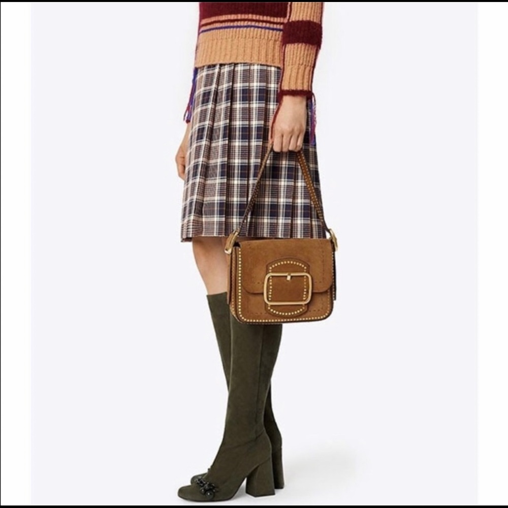 Olive Green Knee-High Boots - Picture 2 of 13